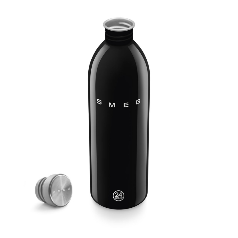 Smeg WBF02BL borraccia Uso quotidiano 1000 ml Acciaio inox Nero