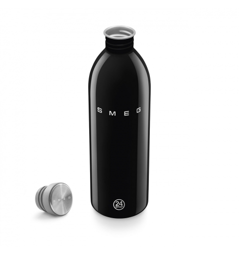 Smeg WBF02BL borraccia Uso quotidiano 1000 ml Acciaio inox Nero