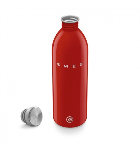 Smeg WBF02RD borraccia Uso quotidiano 1000 ml Acciaio inox Rosso