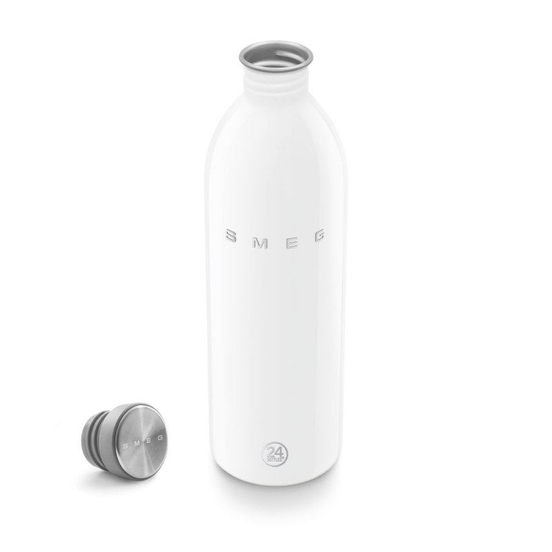 Smeg WBF02WH bidón de agua Uso diario 1000 ml Acero inoxidable Blanco