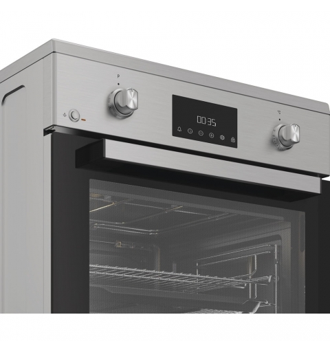 Hotpoint H6I8LMSAX Cocina independiente Eléctrico Con placa de inducción Acero inoxidable