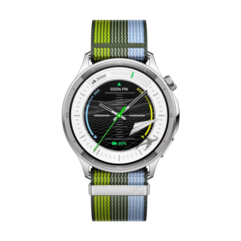 OPPO Watch S 3,71 cm (1.46") AMOLED 45 mm Digital 464 x 464 Pixel Touchscreen Silber WLAN GPS