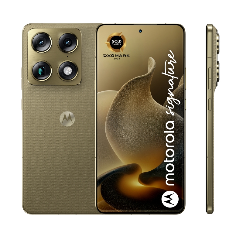 Motorola signature 17,2 cm (6.78") Dual-SIM Android 16.0 5G USB Typ-C 16 GB 512 GB 5200 mAh Gold
