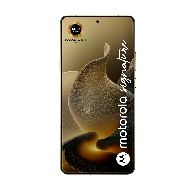 Motorola signature 17,2 cm (6.78") Doppia SIM Android 16.0 5G USB tipo-C 16 GB 512 GB 5200 mAh Oro PANTONE Martini Olive