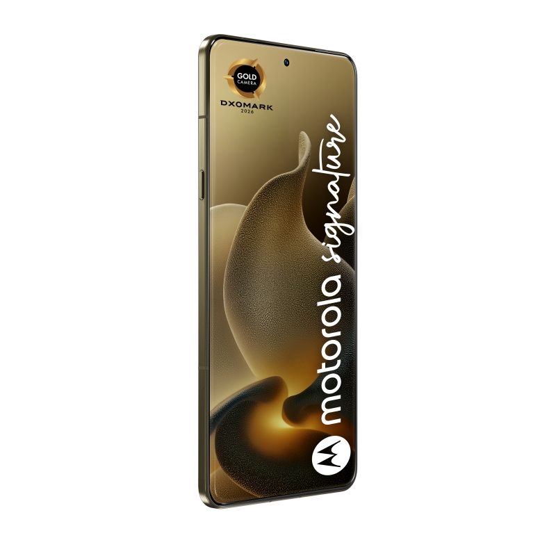 Motorola signature 17,2 cm (6.78") SIM doble Android 16.0 5G USB Tipo C 16 GB 512 GB 5200 mAh Oro