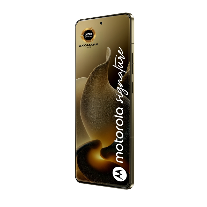 Motorola signature 17,2 cm (6.78") SIM doble Android 16.0 5G USB Tipo C 16 GB 512 GB 5200 mAh Oro