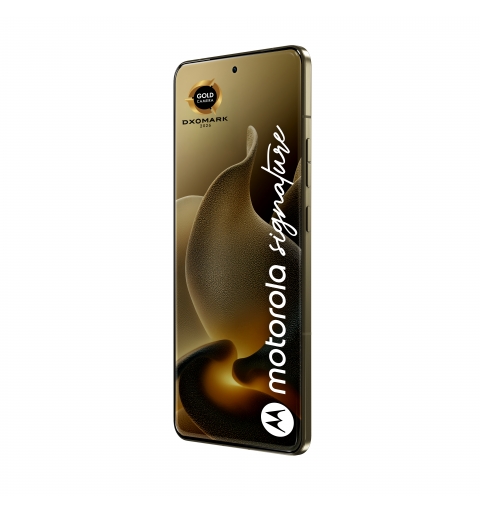 Motorola signature 17,2 cm (6.78") SIM doble Android 16.0 5G USB Tipo C 16 GB 512 GB 5200 mAh Oro