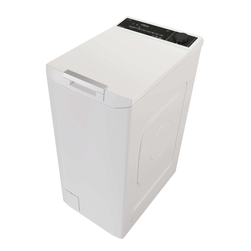 Haier T Series 7, Lavatrice Carica dall'alto 7 KG, 15% più efficente della classe A, 1200 giri, Bianco, Inverter, Vapore,