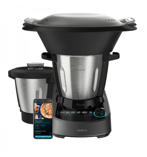 Cecotec Mambo 11090 Habana 1600 W 3,3 L Nero, Acciaio inox