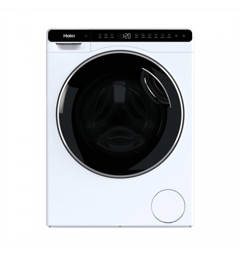 Haier Minidrum, Lavatrice Compatta 5 KG, Classe A, 1200 giri, Bianco, Inverter, Refresh, Wi-Fi, HW50-BP12307U1-S