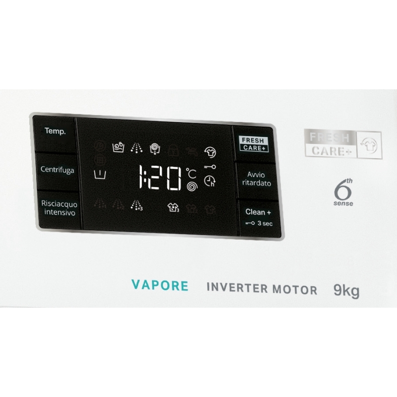 Whirlpool FFB R9629 BSV IT washing machine Front-load 9 kg 1200 RPM White