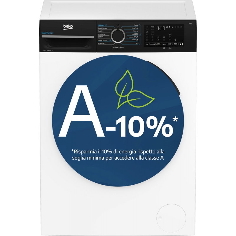 Beko b300 BMWEP10147DB machine à laver Charge avant 10 kg 1400 tr min Blanc