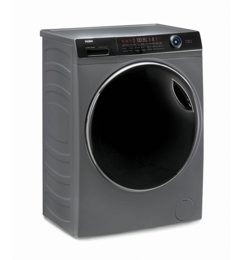 Haier SuperDrum, Lavatrice Carica Frontale 15 KG, Classe A, 1400 giri, Antracite, Inverter, Refresh, HW150BP14986ESIT