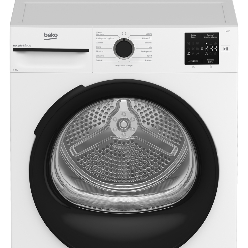 Beko BMTEP73EB secadora Independiente Carga frontal 7 kg Blanco