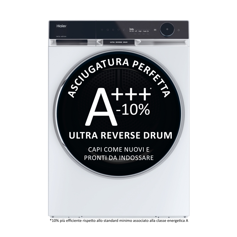 Haier HD90-A3Q397U1-S tumble dryer Freestanding Front-load 9 kg White