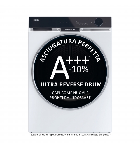 Haier HD90-A3Q397U1-S tumble dryer Freestanding Front-load 9 kg White