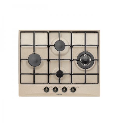 Glem Gas GT645SA Kochfeld Sand Integriert 60 cm Gaskochfeld 4 Zone(n)