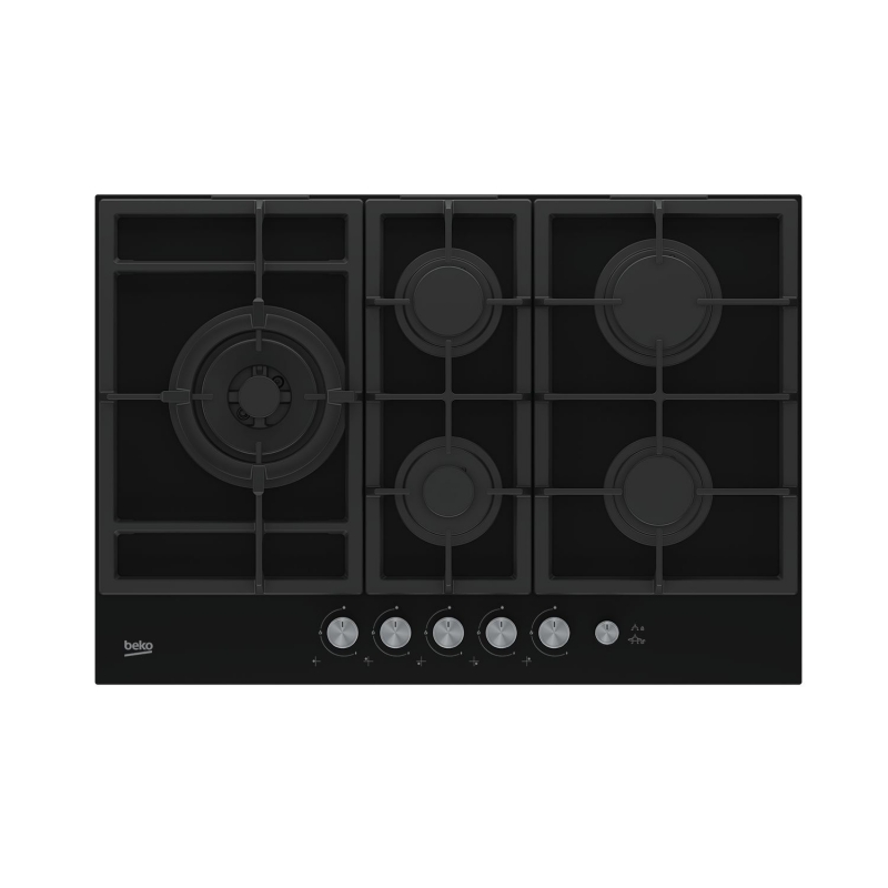 Beko HILL 75235 S hobs Negro Integrado 75 cm Encimera de gas 5 zona(s)