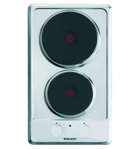 Glem Gas GT320IX plaque Acier inoxydable Intégré 29 cm Plaque scellée 2 zone(s)