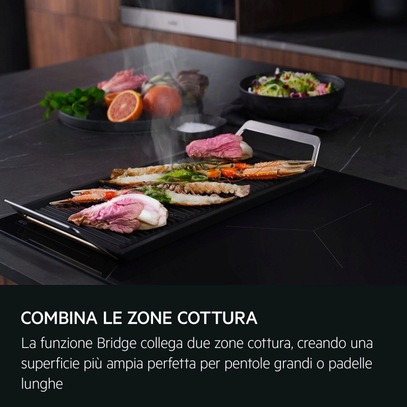 AEG CN071436DH Negro Integrado 60 cm Combi 4 zona(s)