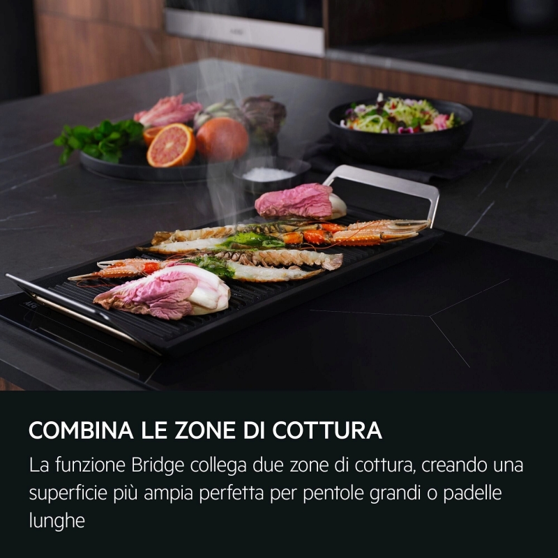 AEG CN071436DH Noir Intégré 60 cm Combi 4 zone(s)