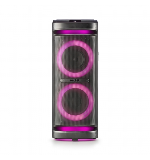 NGS WILD SPACE 2 Stereo portable speaker Black 400 W