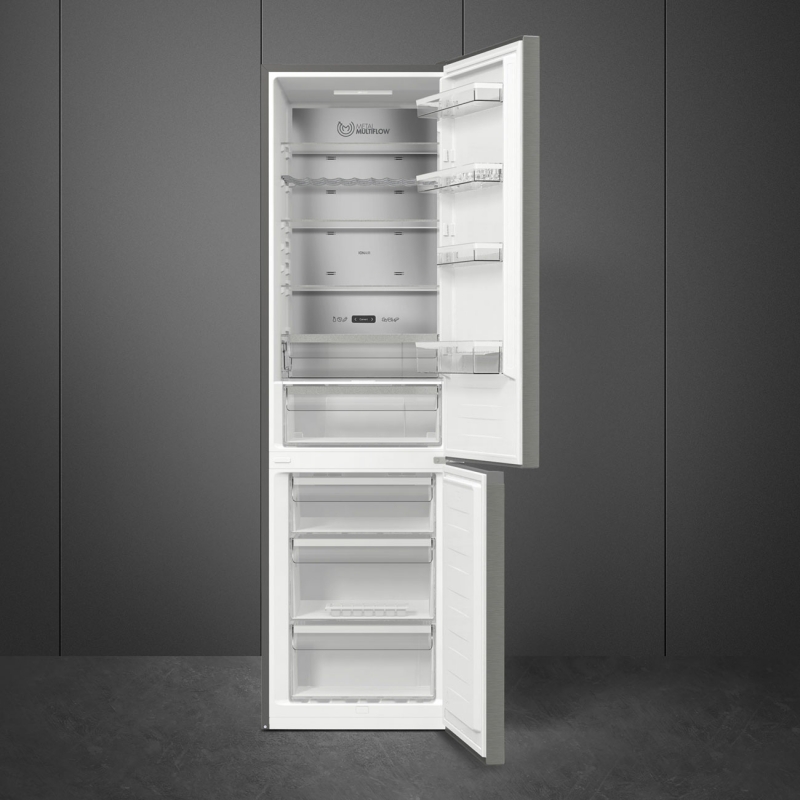 Smeg RC21XDNMC fridge-freezer Freestanding 361 L Stainless steel