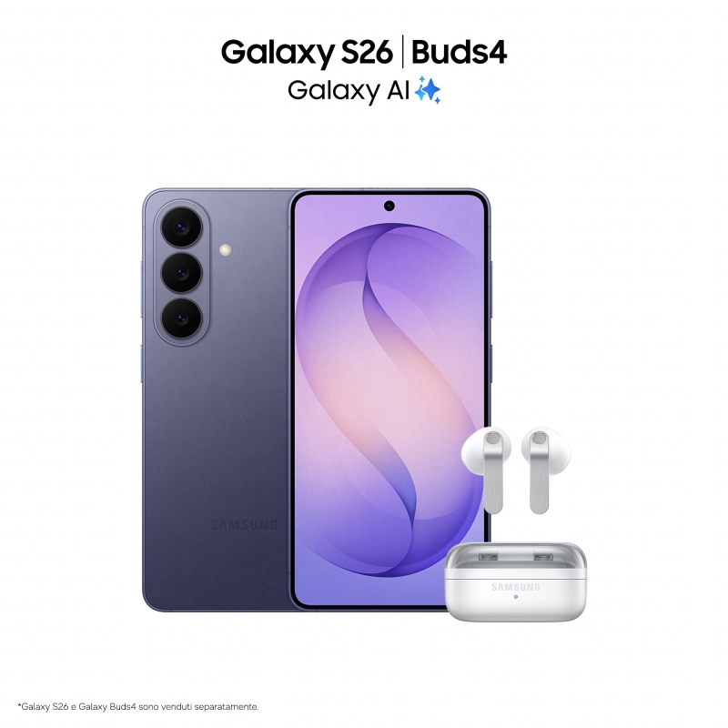 Samsung Galaxy S26 16 cm (6.3") Dual-SIM Android 16.0 5G USB Typ-C 12 GB 256 GB 4300 mAh Blau