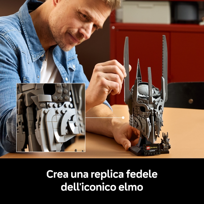 LEGO ICONS El Señor de los Anillos Casco de Sauron