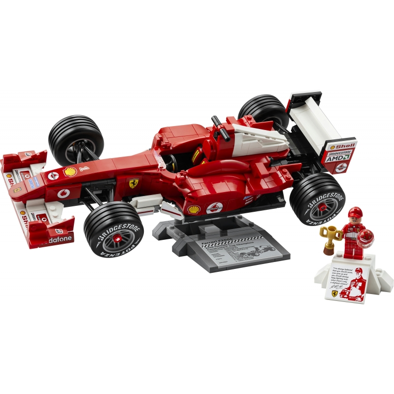 LEGO ICONS Ferrari F2004 et Michael Schumacher