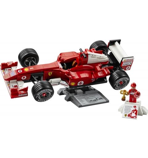 LEGO ICONS Ferrari F2004 y Michael Schumacher