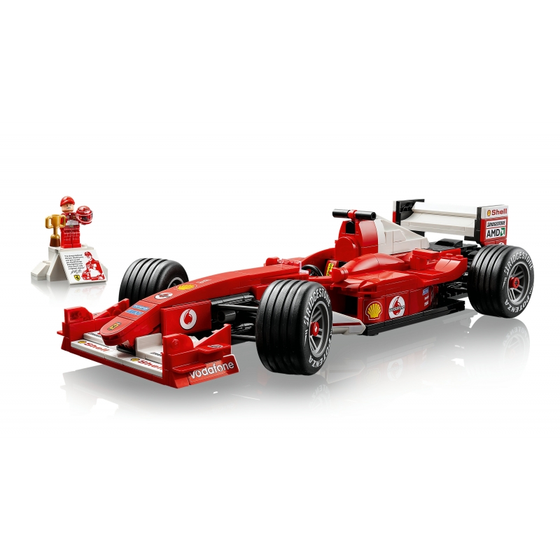 LEGO ICONS Ferrari F2004 und Michael Schumacher