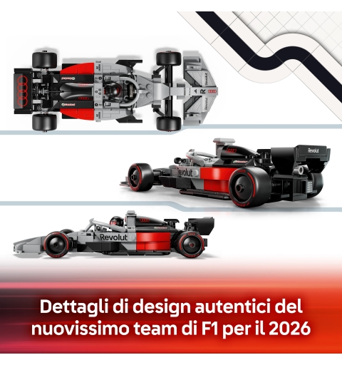 LEGO Speed Champions Audi Revolut F1® Team R26 Rennwagen