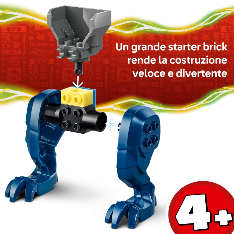 LEGO NINJAGO Le combat du robot dragon de Jay