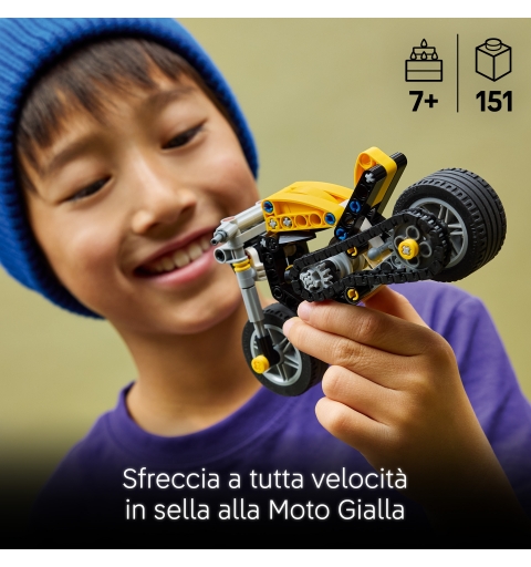 LEGO Technic Moto jaune