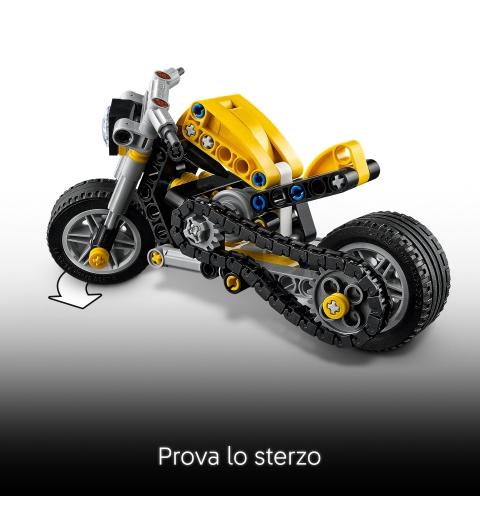 LEGO Technic Yellow Motorbike
