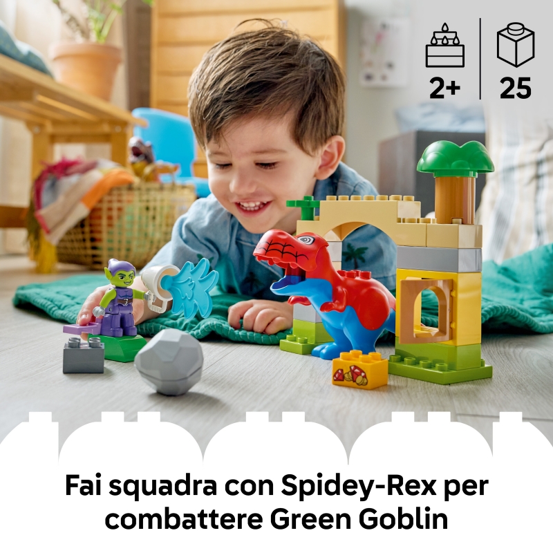 LEGO DUPLO Spidey-Rex vs. Green Goblin
