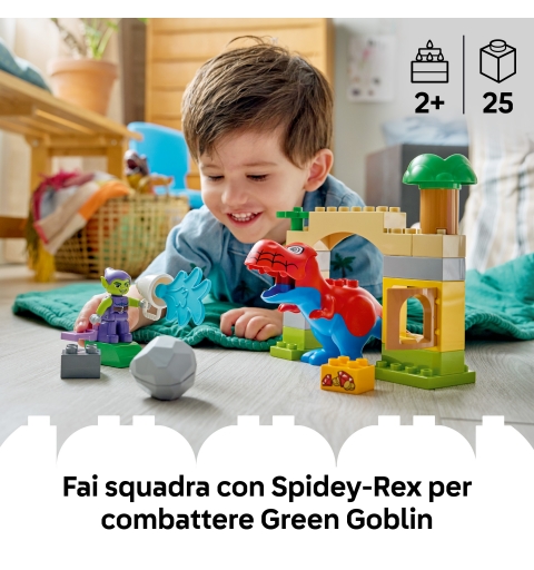 LEGO DUPLO Dinosaur Spidey-Rex vs. Green Goblin