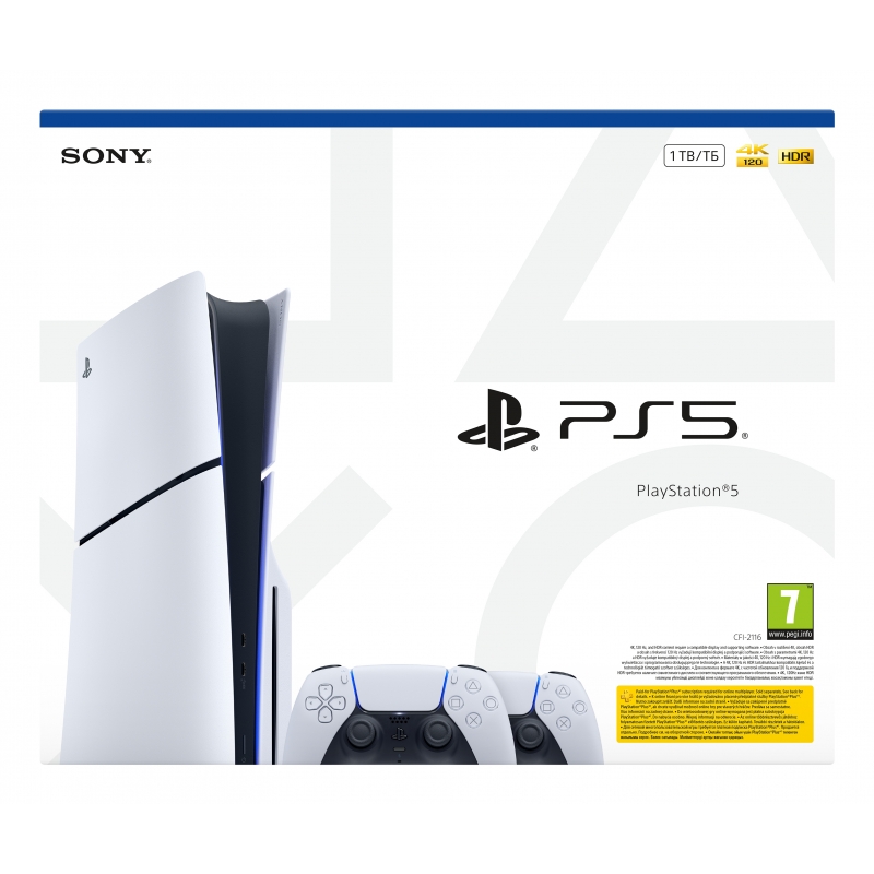 Sony PS719022602 Spielkonsole 1 TB WLAN Schwarz, Weiß