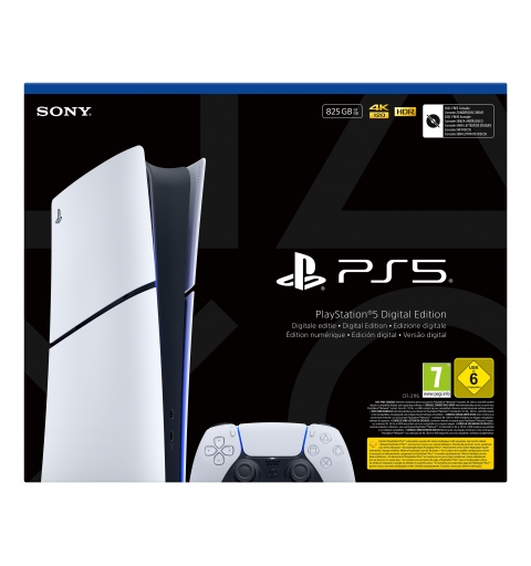 Sony PlayStation 5 Digital E Chassis (Slim) 825 GB Wifi Negro, Blanco