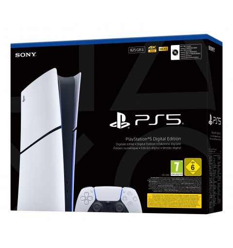 Sony PlayStation 5 Digital E Chassis (Slim) 825 Go Wifi Noir, Blanc