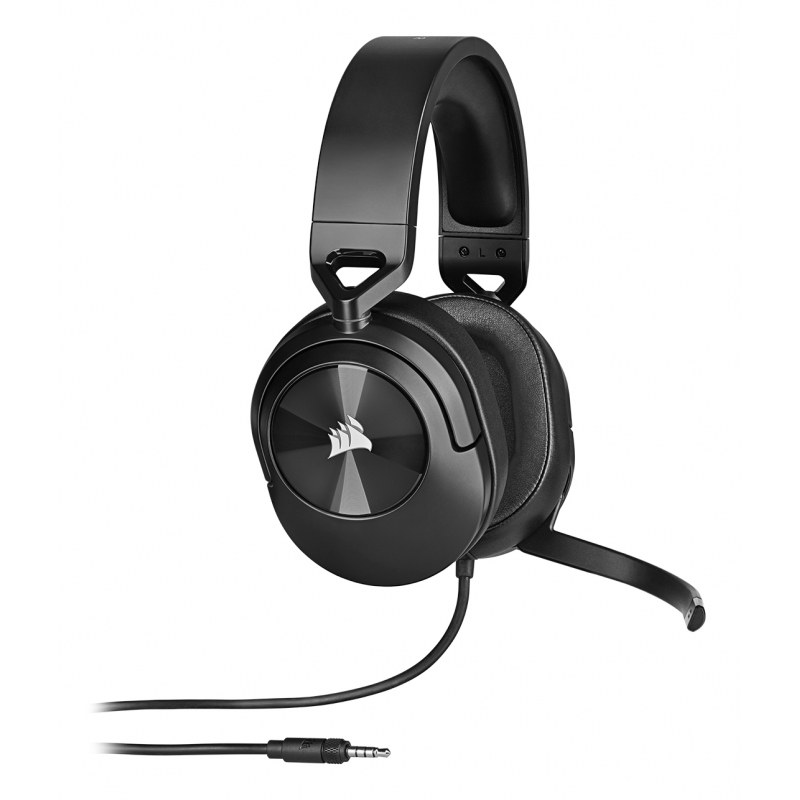 Corsair HS55 STEREO Auriculares Alámbrico Diadema Juego Carbono