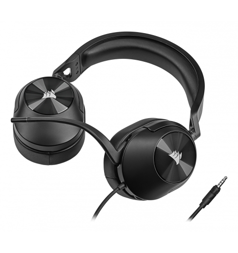 Corsair HS55 STEREO Kopfhörer Kabelgebunden Kopfband Gaming Karbon