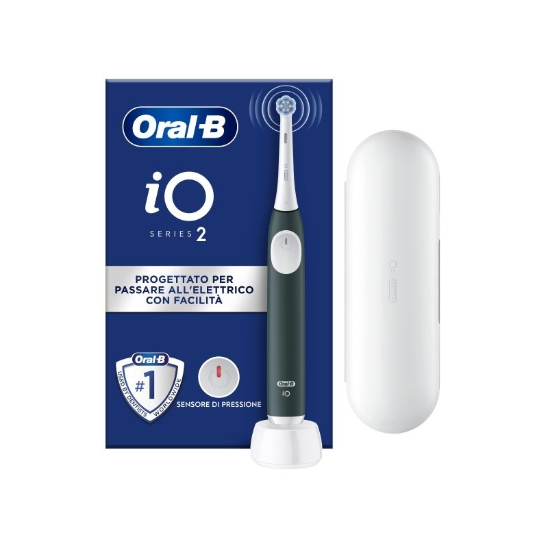 Oral-B iO2 Adulto Cepillo dental vibratorio Verde, Blanco