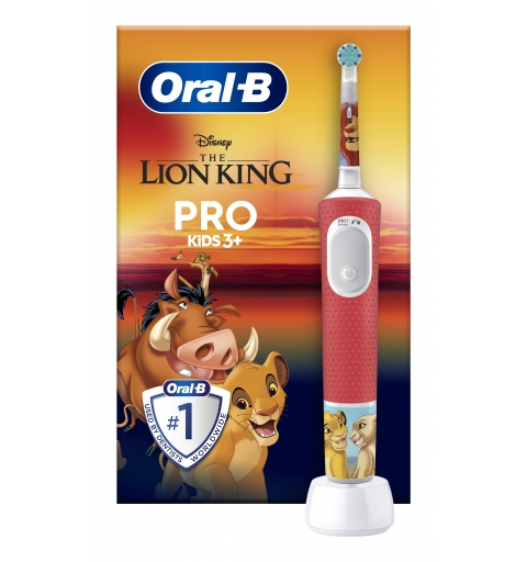 Oral-B Kids VITALITYPROLIONK cepillo eléctrico para dientes Niño Cepillo dental oscilante Multicolor