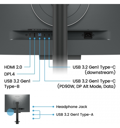 BenQ RD280UA Monitor PC 71,6 cm (28.2") 3840 x 2560 Pixel 4K Ultra HD Nero