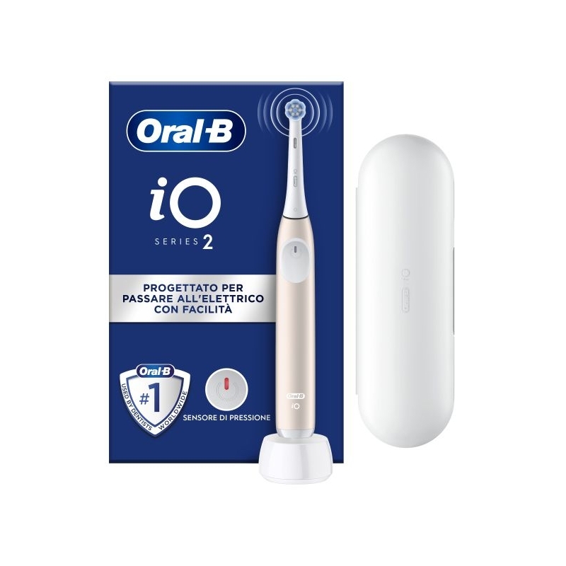 Oral-B iO2 Adult Vibrating toothbrush Pink, White
