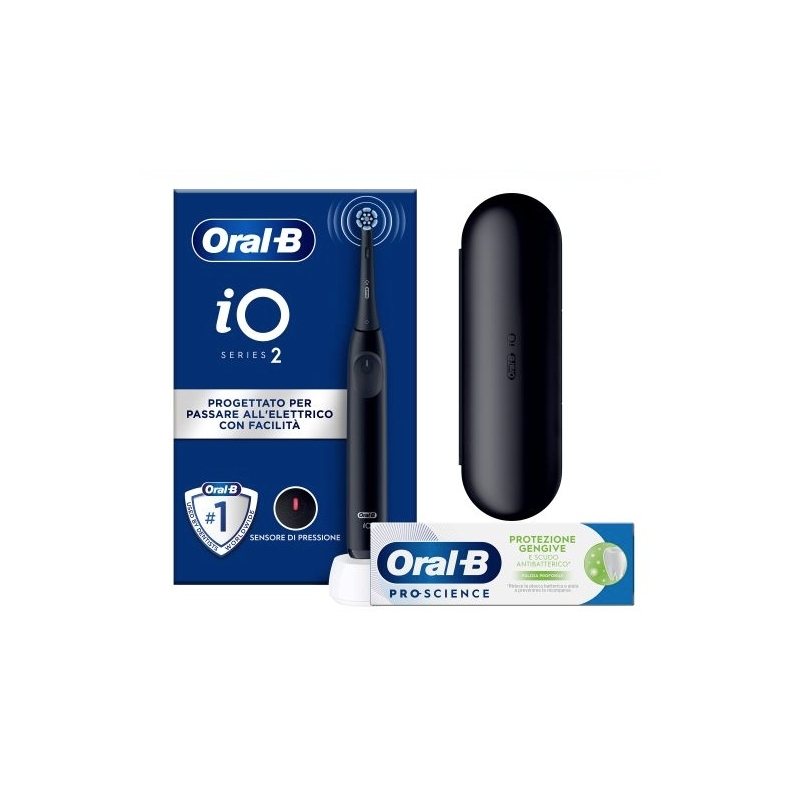 Oral-B iO2 Adulto Spazzolino a vibrazione Nero