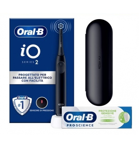 Oral-B iO2 Adulto Spazzolino a vibrazione Nero