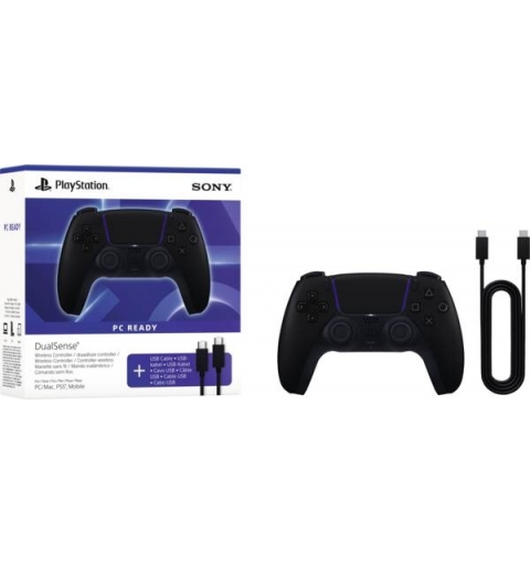 Sony DualSense Black Bluetooth USB Gamepad Analogue Digital PlayStation 5